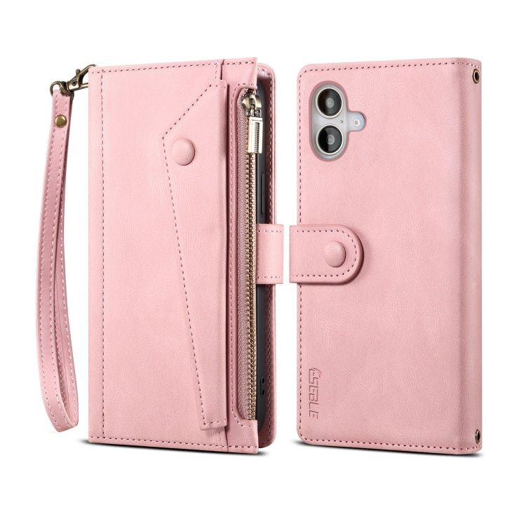 ESEBLE Retro Frosted RFID Flip Leather Phone Case