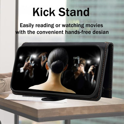 ESEBLE Retro Frosted RFID Flip Leather Phone Case, For iPhone 16e, For iPhone 16 Pro Max, For iPhone 16 Pro, For iPhone 16 Plus, For iPhone 16, For iPhone 15 Pro Max