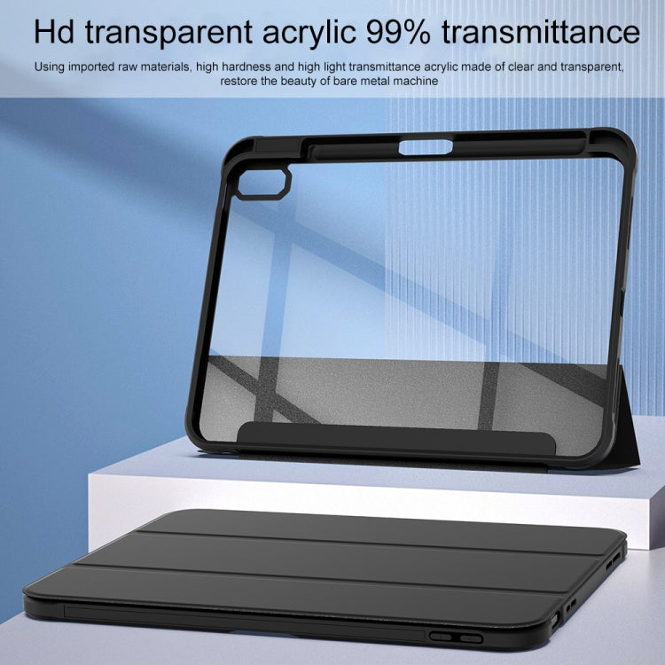 3-Fold Holder Armor Smart Leather Tablet Case, For iPad 10th Gen 10.9 2022