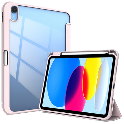 3-Fold Holder Armor Smart Leather Tablet Case, For iPad 10th Gen 10.9 2022