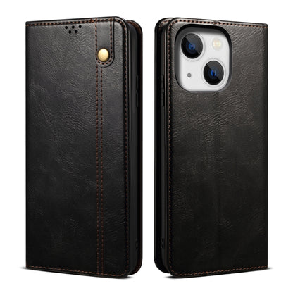 Oil Wax Crazy Horse Texture Leather Phone Case