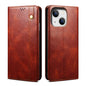 Oil Wax Crazy Horse Texture Leather Phone Case