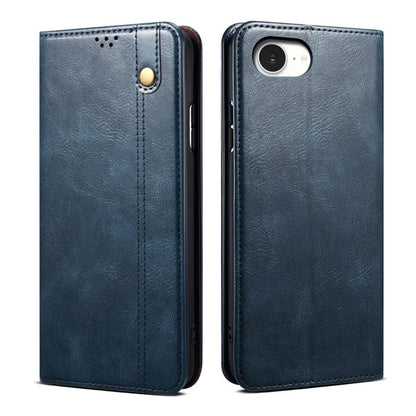 Oil Wax Crazy Horse Texture Leather Phone Case