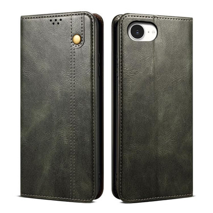 Oil Wax Crazy Horse Texture Leather Phone Case