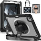 Heavy Duty Hybrid Tablet Case with Hand Grip & Strap