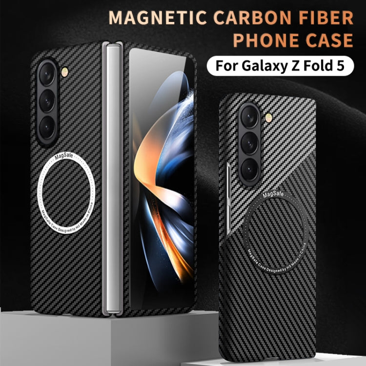 Carbon Fiber Texture MagSafe Magnetic Phone Case