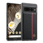 LC.IMEEKE 3 in 1 Carbon Fiber Texture Shockproof Phone Case