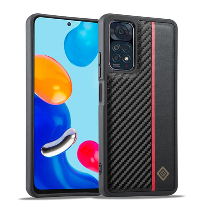 LC.IMEEKE 3 in 1 Carbon Fiber Texture Shockproof Phone Case, For Xiaomi Redmi Note 13 4G, For Xiaomi Redmi 13C / Poco C65, For Xiaomi Redmi Note 11, For Xiaomi Redmi Note 11 Pro 4G, For Xiaomi Redmi Note 12 Pro 5G, For Xiaomi Redmi Note 12 5G          ...