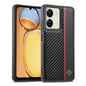 LC.IMEEKE 3 in 1 Carbon Fiber Texture Shockproof Phone Case