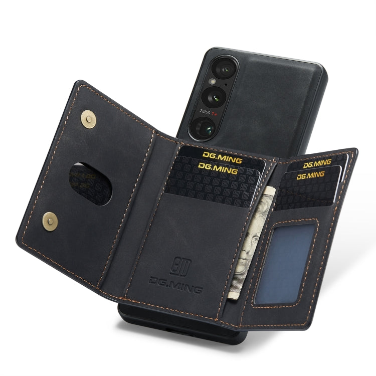 DG.MING M2 Series 3-Fold Multi Card Bag + Magnetic Phone Case