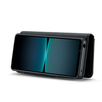 DG.MING Crazy Horse Texture Detachable Magnetic Leather Phone Case