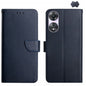 HT02 Genuine Leather Fingerprint-proof Flip Phone Case