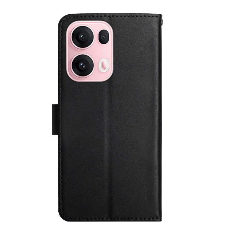 HT02 Genuine Leather Fingerprint-proof Flip Phone Case