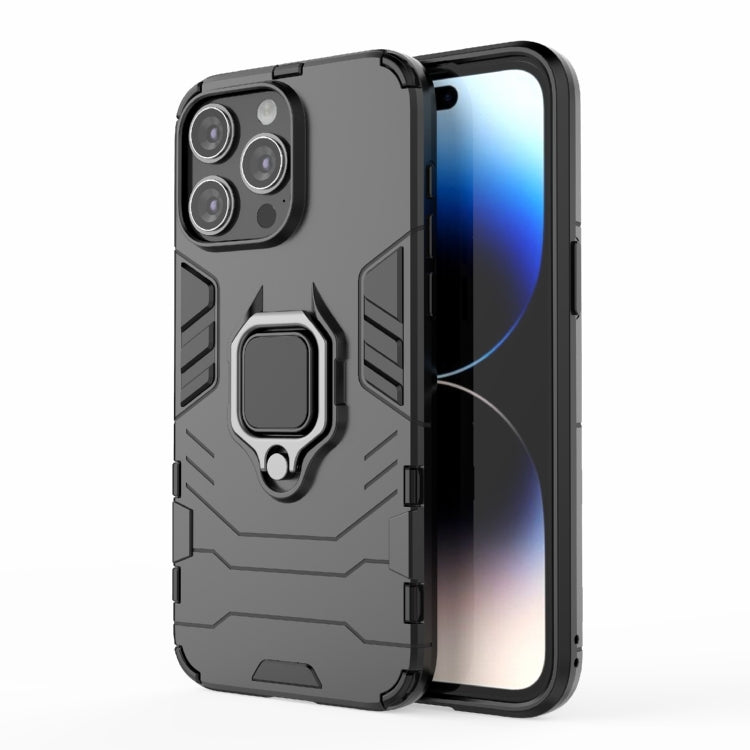 Shockproof PC + TPU Holder Phone Case