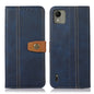 Stitching Thread Calf Texture Leather Phone Case