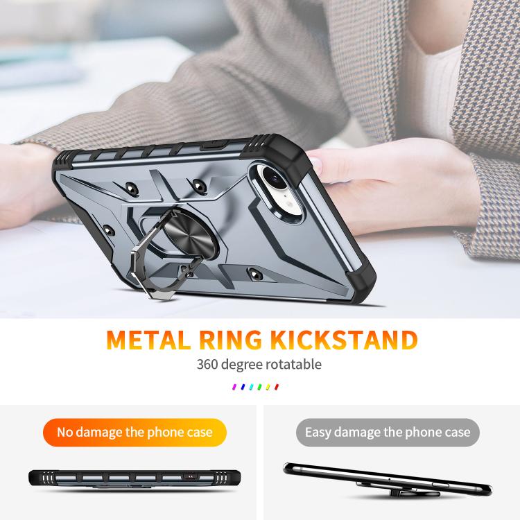 Ring Holder Phone Case, For iPhone 17e / 16e, For iPhone 16 Pro Max, For iPhone 16 Pro