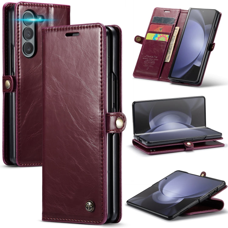 CaseMe-003 PU + PC Business Style Crazy Horse Texture Leather Phone Case