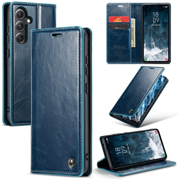 CaseMe-003 PU + PC Business Style Crazy Horse Texture Leather Phone Case