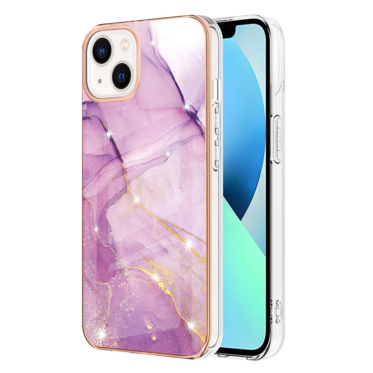 Electroplating Marble Pattern Dual-side IMD TPU Shockproof Phone Case