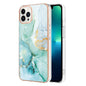 Electroplating Marble Pattern Dual-side IMD TPU Shockproof Phone Case