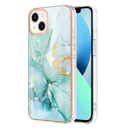 Electroplating Marble Pattern Dual-side IMD TPU Shockproof Phone Case