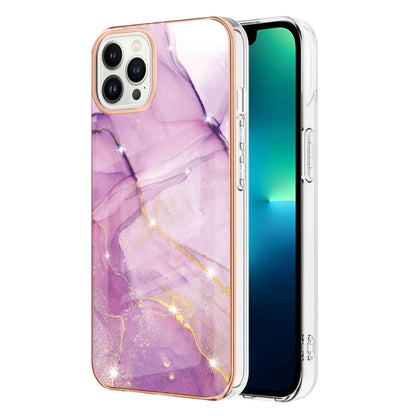 Electroplating Marble Pattern Dual-side IMD TPU Shockproof Phone Case