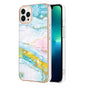 Electroplating Marble Pattern Dual-side IMD TPU Shockproof Phone Case