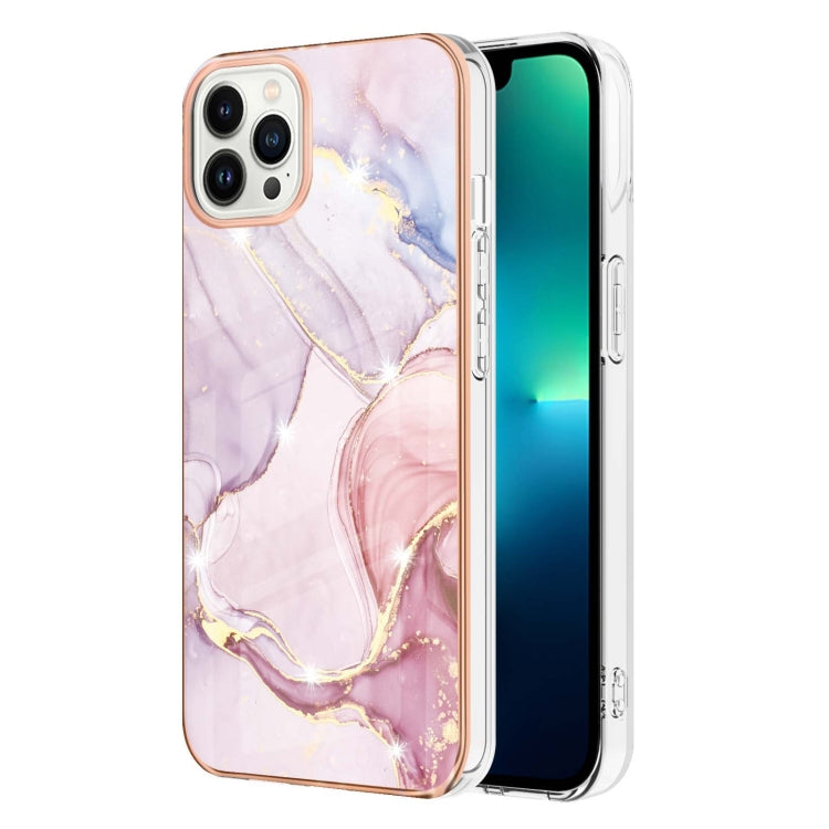 Electroplating Marble Pattern Dual-side IMD TPU Shockproof Phone Case