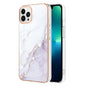 Electroplating Marble Pattern Dual-side IMD TPU Shockproof Phone Case