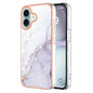 Electroplating Marble Pattern Dual-side IMD TPU Shockproof Phone Case
