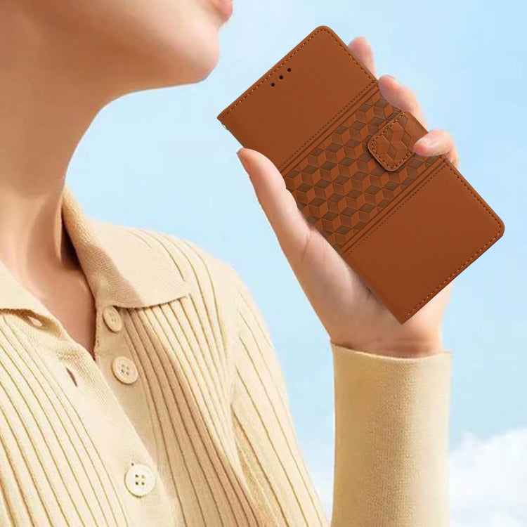 Diamond Embossed Skin Feel Leather Phone Case, For iPhone 16, For iPhone 15 Pro Max, For iPhone 15 Pro, For iPhone 15 Plus