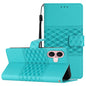 Diamond Embossed Skin Feel Leather Phone Case, For iPhone Air, For iPhone 16 Pro Max, For iPhone 16 Pro, For iPhone 16 Plus