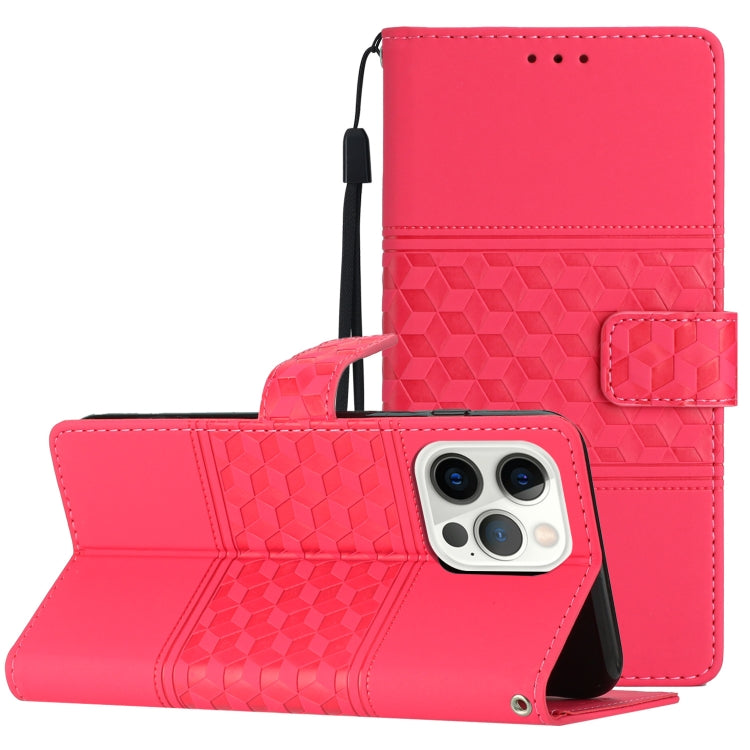 Diamond Embossed Skin Feel Leather Phone Case, For iPhone Air, For iPhone 16 Pro Max, For iPhone 16 Pro, For iPhone 16 Plus