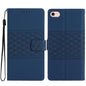 Diamond Embossed Skin Feel Leather Phone Case, For iPhone 16e / 17e, For iPhone 17 Pro Max, For iPhone 17 Pro, For iPhone 17