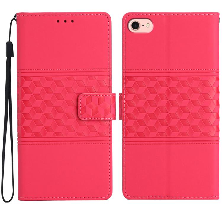Diamond Embossed Skin Feel Leather Phone Case, For iPhone 16e / 17e, For iPhone 17 Pro Max, For iPhone 17 Pro, For iPhone 17