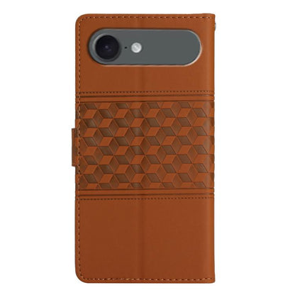 Diamond Embossed Skin Feel Leather Phone Case, For iPhone Air, For iPhone 16 Pro Max, For iPhone 16 Pro, For iPhone 16 Plus