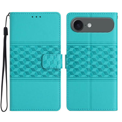 Diamond Embossed Skin Feel Leather Phone Case, For iPhone Air, For iPhone 16 Pro Max, For iPhone 16 Pro, For iPhone 16 Plus