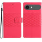 Diamond Embossed Skin Feel Leather Phone Case, For iPhone Air, For iPhone 16 Pro Max, For iPhone 16 Pro, For iPhone 16 Plus
