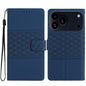 Diamond Embossed Skin Feel Leather Phone Case, For iPhone 16e / 17e, For iPhone 17 Pro Max, For iPhone 17 Pro, For iPhone 17
