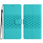 Diamond Embossed Skin Feel Leather Phone Case, For iPhone 16e / 17e, For iPhone 17 Pro Max, For iPhone 17 Pro, For iPhone 17