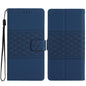 Diamond Embossed Skin Feel Leather Phone Case, For iPhone 16e / 17e, For iPhone 17 Pro Max, For iPhone 17 Pro, For iPhone 17
