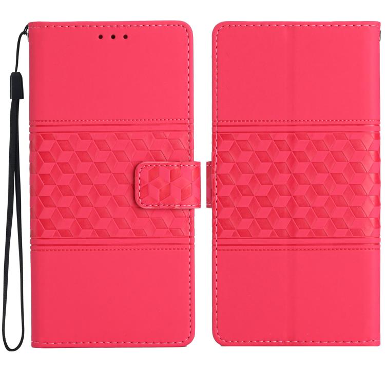 Diamond Embossed Skin Feel Leather Phone Case, For iPhone 16e / 17e, For iPhone 17 Pro Max, For iPhone 17 Pro, For iPhone 17
