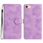 Flower Embossing Pattern Leather Phone Case, For iPhone 16e / 17e, For iPhone 17 Pro Max, For iPhone 17 Pro, For iPhone 17