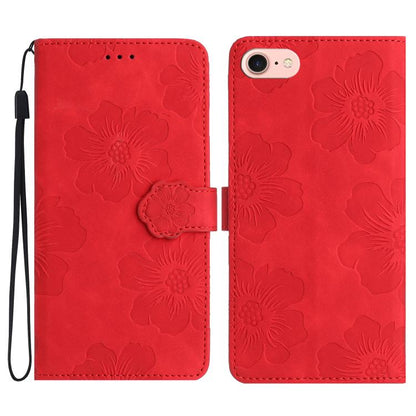 Flower Embossing Pattern Leather Phone Case, For iPhone 16e / 17e, For iPhone 17 Pro Max, For iPhone 17 Pro, For iPhone 17