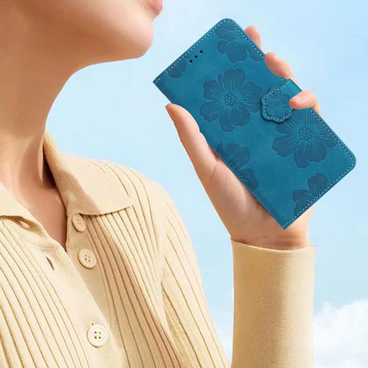 Flower Embossing Pattern Leather Phone Case, For iPhone Air, For iPhone 16 Pro Max, For iPhone 16 Pro, For iPhone 16 Plus