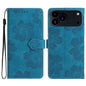 Flower Embossing Pattern Leather Phone Case, For iPhone 16e / 17e, For iPhone 17 Pro Max, For iPhone 17 Pro, For iPhone 17