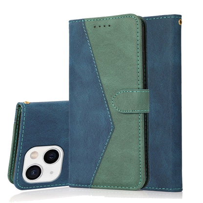 Dual-color Stitching Leather Phone Case