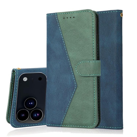 Dual-color Stitching Leather Phone Case, For iPhone 17 Pro Max, For iPhone 17 Pro, For iPhone 17, For iPhone Air