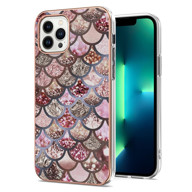Electroplating Pattern IMD TPU Shockproof Case, For iPhone 16 Pro Max, For iPhone 16 Pro, For iPhone 16 Plus, For iPhone 16