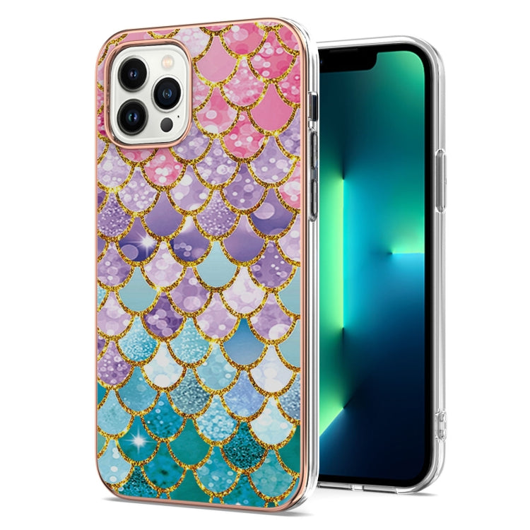 Electroplating Pattern IMD TPU Shockproof Case, For iPhone 16 Pro Max, For iPhone 16 Pro, For iPhone 16 Plus, For iPhone 16